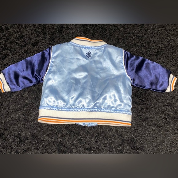 Rocawear Baby Blue Jacket with Orange Trim - Picture 5 of 6